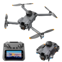 GGIRC G500 GPS 5G Repeater 1KM FPV met 4,5 inch LCD scherm Controller 720P HD dual camera servo gimbal 360° obstakelverm