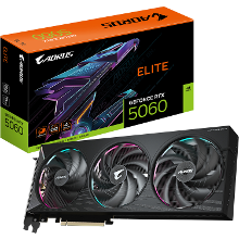 GIGABYTE AORUS GeForce RTX 5060 ELITE 8G grafische kaart