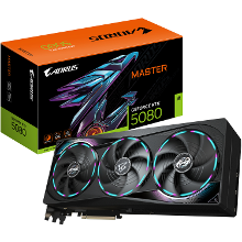 GIGABYTE AORUS GeForce RTX 5080 MASTER 16G grafische kaart 1x HDMI, 3x DisplayPort