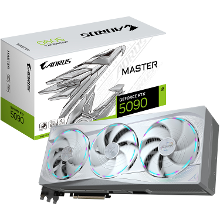 GIGABYTE AORUS GeForce RTX 5090 MASTER ICE 32G grafische kaart 1x HDMI, 3x DisplayPort