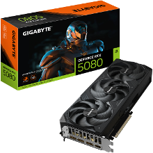 GIGABYTE GeForce RTX 5080 WINDFORCE SFF 16G grafische kaart 3x DisplayPort, 1x HDMI