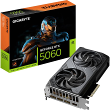 Gigabyte Nvidia GeForce RTX 5060 Videokaart GeForce RTX 5060 8 GB GDDR7 RAM PCIe x8 NVIDIA G Sync , Vulkan, Zero Fan Modus