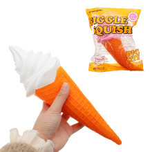 Giggle Ice Cream Squishy Cone Jumbo 29.5*9.5Cm Slow Rising With Packaging Collection Gift Soft Toy