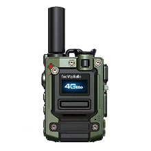 Globale Walkie Talkie 4G LTE 6800mAh batterij Type C opladen Europese versie SIM kaart