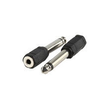 Goobay Adapter 3,5 mm Jack > 6,35 mm Jack adapter Stereo