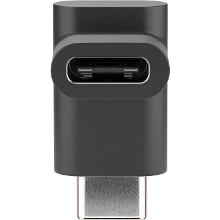 Goobay Adapter USB C aansluiting > USB C stekker, 90° adapter