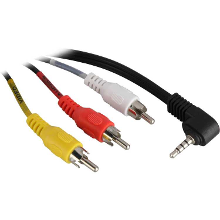 Goobay AV Kabel 3,5mm naar 3x Chich, 1,5 m kabel