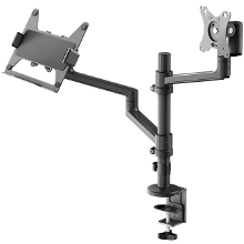 Goobay Deluxe Monitor Mount met Laptop Arm, 17 tot 32 inch monitorarm
