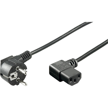 Goobay Eurostekker > C13 voedingskabel kabel 5 meter