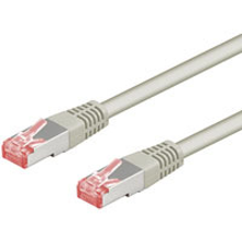 Goobay Patchk. CAT6 S/FTP gy 1m