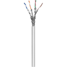 Goobay Patchkabel RJ 45 S/FTP met Cat.6A kabel 100 meter, Zonder stekker