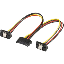 Goobay Stroomadapter SATA   2x SATA splitterkabel 20 centimeter