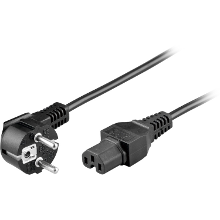 Goobay Stroomkabel met warmteplug 2 m