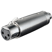 Goobay XLR Adapter, RCA female to XLR female