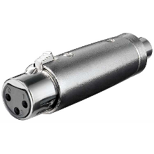 Goobay XLR Adapter, RCA female to XLR female adapter
