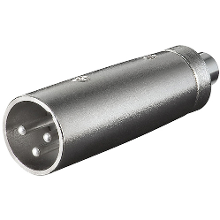Goobay XLR Adapter, RCA female to XLR male