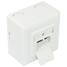 Good Connections GoCo Datenanschlussdose CAT6A AP wh wanddoos