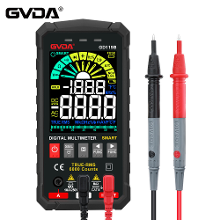 GVDA Nieuwe Generatie Digitale Multimeter 600V True RMS AC DC NCV Slimme Multimetro Tester Ohm Capaciteit Hz Voltage Met