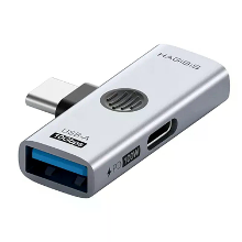 Hagibis TUA08 2 in 1 USB C adapter Type C naar USB A+PD100W 10Gbps Hoge Snelheid Dataschijfadapter voor Laptop Telefoon