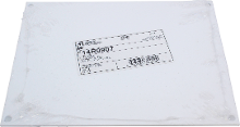 Hammond Electronics Montageplaat Staal Wit (l x b x h) 222 x 175 x 1.8 Mm 1 stuk(s)