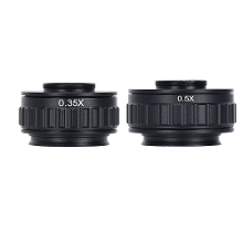 HAYEAR 0.35X 0.5X C mount Lens Adapter Focus Verstelbare Camera Installatie C mount Adapter naar Nieuwe Type Trinoculaire Stere