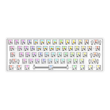 Hei Ji She DK61 Mechanisch toetsenbord Aangepaste kit Drievoudige modus bluetooth5.0 2.4G Draadloos Type C Bedraad 61 to