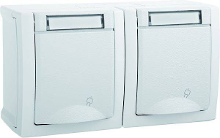 HHG 90591188 DE Inzetstuk Wandcontactdoos Meerdere kleuren 1 stuk(s)