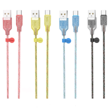 HOCO U73 Transparante Type C oplaadgegevenskabel voor tablet smartphone