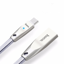 Hoco U9 2.4A Zinc Alloy Jelly Knitted Type C Usb Charging Data Cable 1.2M For Samsung S8 Xiaomi Mi6