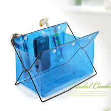 Honana Hn B20 Multifunctional Desk Organizer Colorful Pvc Comsmetics Staionary Storage Box