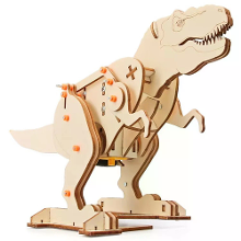 Houten Legpuzzel Tyrannosaurus Model Montagekit DIY Wetenschappelijke Experiment Educatief Puzzel Speelgoed Studenten Te
