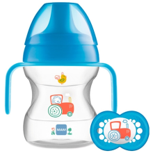 MAM Leren Drinken Drinkbeker & Fopspeen   190ml