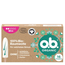 O.B. Organic Mini Tampons   16 stuks