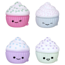 Squish Meez Cupcake Cuties Squishy Knijpspeelgoed   Assorti