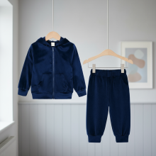 Mijn Hummeltje Mini Fashion™ – Zacht en warm – Joggingpak Donkerblauw (marine) / 160 (10–11 jaar) | Educatief Speelgoed