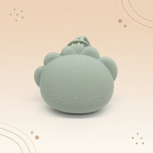 Mijn Hummeltje Personalized Pacifier Case – Gegraveerd & Praktisch – Gepersonaliseerde fopspeen houder Groen | Educatief Speelgoed