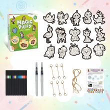 Mijn Hummeltje Magic Puff Paint – Creatief & Interactief – Knutsel Set met magische schuimtextuur Dieren | Educatief Speelgoed