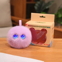 Mijn Hummeltje AiBuddy – Pratende AI knuffel met Spraakchat Paars | Educatief Speelgoed
