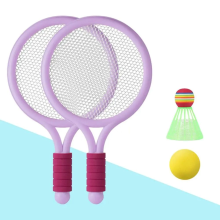 Mijn Hummeltje Racket Tennis™ – Mik & Smash – Tennis & Badminton Speelset Paars | Educatief Speelgoed