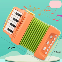 Mijn Hummeltje Mini Accordeon – Ritme & Plezier – Kinder Accordeon Oranje | Educatief Speelgoed