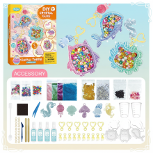 Mijn Hummeltje DIY Crystal Keychain Kit – Creatief & Speels – Sleutelhanger Knutselset Dieren   Uitgebreid | Educatief Speelgoed