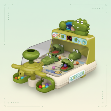 Mijn Hummeltje Crocodile Pinball Game – Interactief & Speels – Krokodil Arcade Game Groen | Educatief Speelgoed