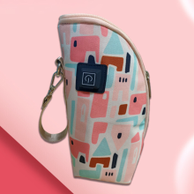 Mijn Hummeltje Nurtura – Warm & Onderweg – Draagbare Babyflessenwarmer Huisjes   Wit   Rits | Educatief Speelgoed