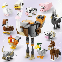 Mijn Hummeltje BlockCraft – Educatief & Leuk – ConstructieSet Boerderij | Educatief Speelgoed