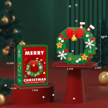 Mijn Hummeltje HolidayBlocks – Vrolijk & Decoratief – Kerst Mini Bouwstenen Krans | Educatief Speelgoed