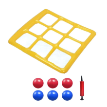 Mijn Hummeltje Pool Tic Tac Toe – Kleurrijk & Leuk – Zwembad Vier op een Rij Speelset 6 ballen | Educatief Speelgoed