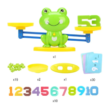 Mijn Hummeltje Woods™ | Leren rekenen   Montessori reken weegschaal Frog Balance | Educatief Speelgoed