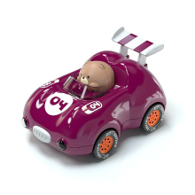 Mijn Hummeltje Push Car™ – Flitsend Raceplezier – Speelgoedauto Crimson Paars | Educatief Speelgoed
