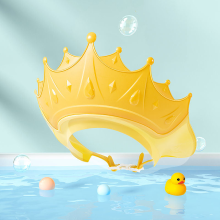 Mijn Hummeltje Shampoo Crown Cap™   Nooit meer tranen in bad   Badmuts Geel | Educatief Speelgoed