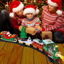 Mijn Hummeltje XmasTrain – Feestelijk & Leuk – Elektrische Treinset voor Kerst | Educatief Speelgoed